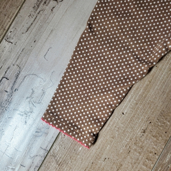 Child of Mine made by Carter's Brown Polka Dot Baby Girl Leggings Size 3-6m NWOT - Picture 9 of 9
